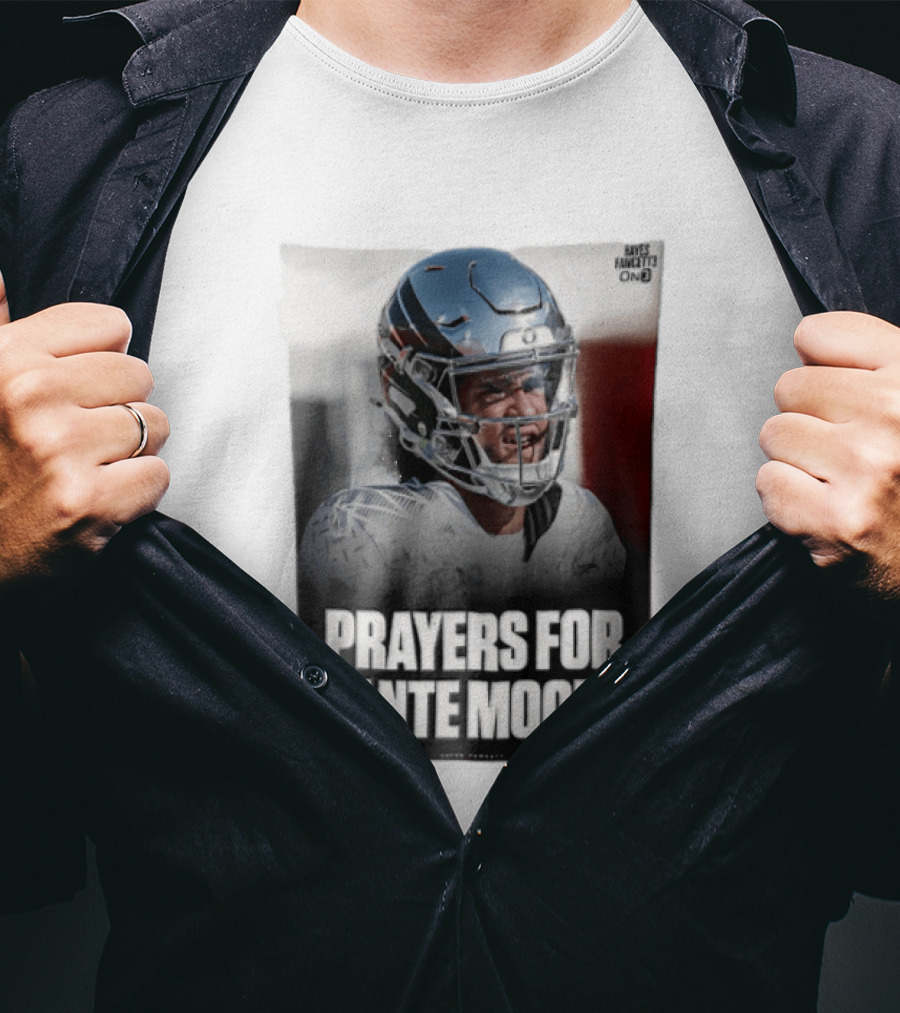 Prayers For Dante Moore Oregon Ducks Football Helmet T-Shirt