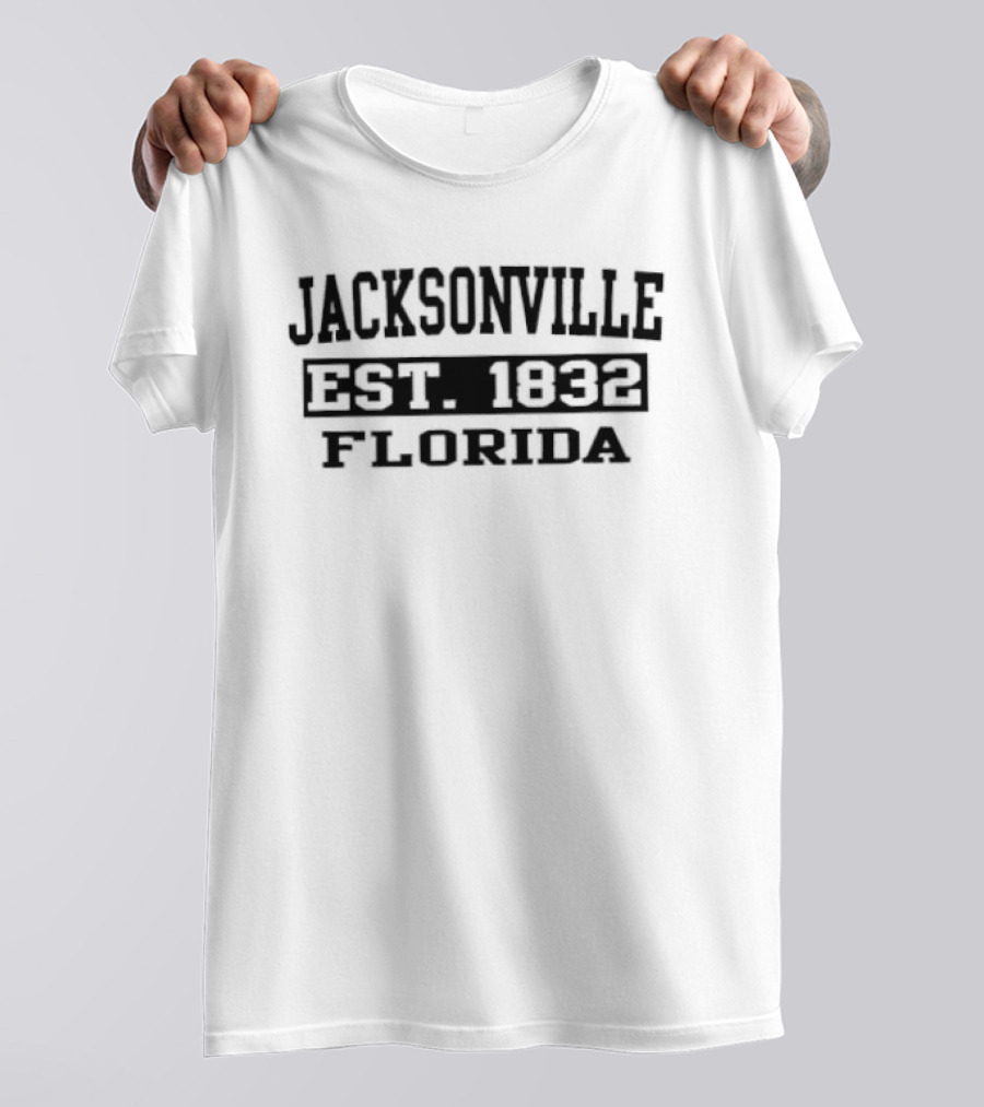 Jacksonville Est 1832 Florida T-Shirt