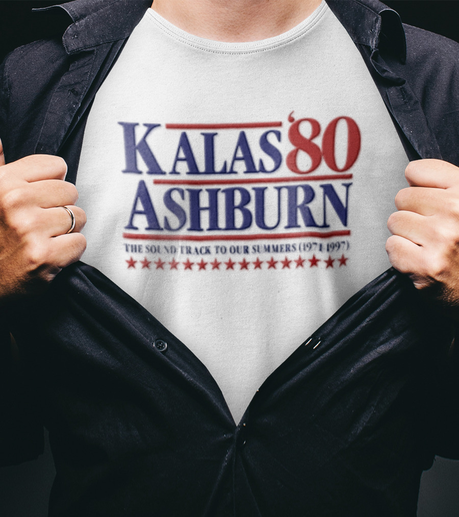 Kalas Ashburn 80 The Sound Track To Our Summers 1971 1997 T-Shirt