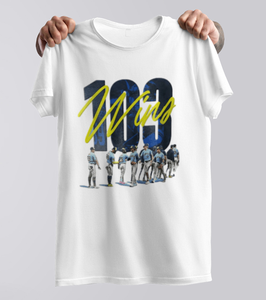 Milwaukee Brewers 103 Wins Players Celebration T-Shirt