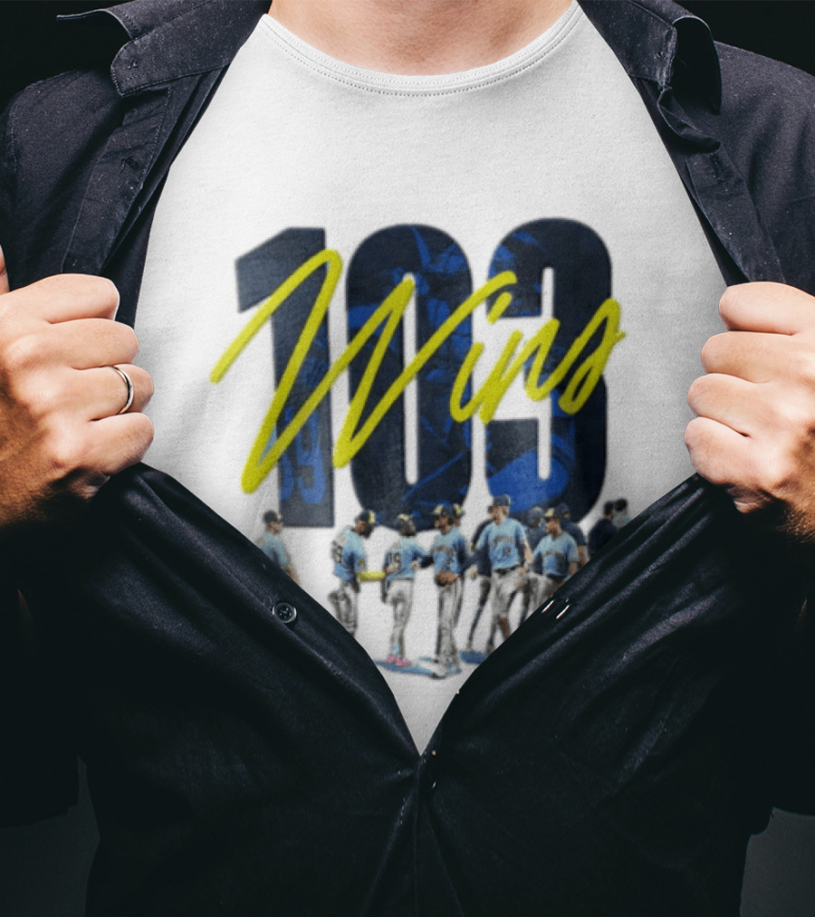Milwaukee Brewers 103 Wins Players Celebration T-Shirt