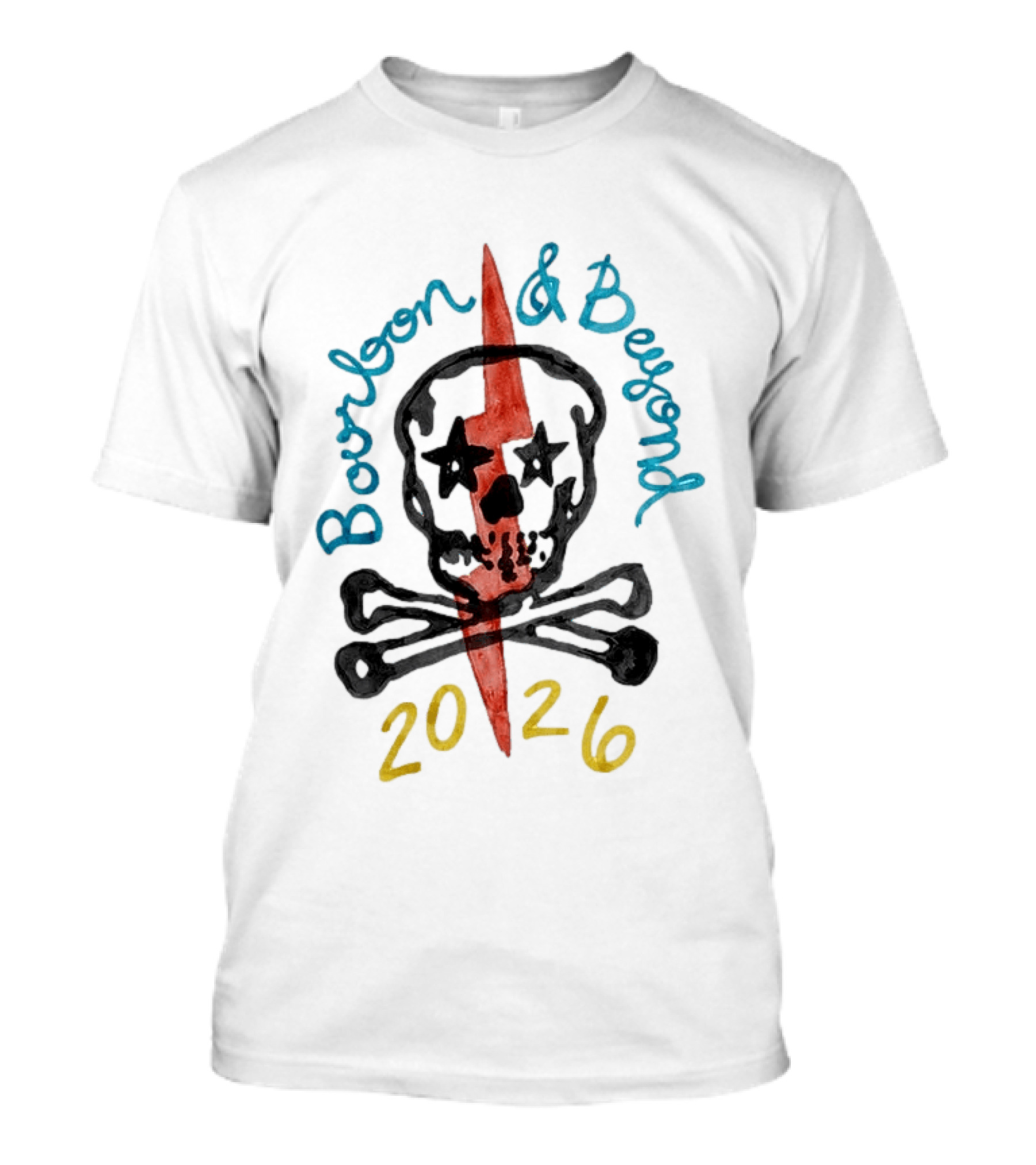 Bourbon & Beyond Festival 2026 Stardust Skull Line Up Kentucky Expo Louisville September 24 27 T-Shirt