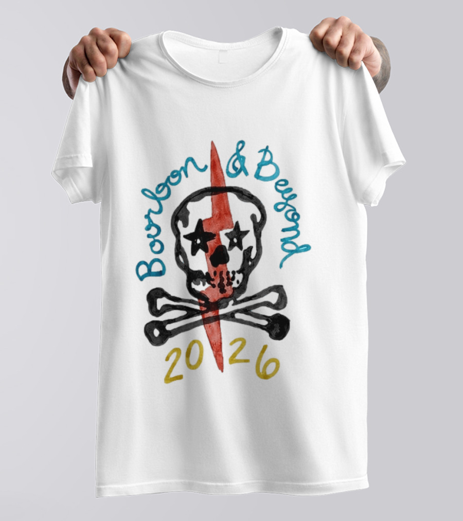 Bourbon & Beyond Festival 2026 Stardust Skull Line Up Kentucky Expo Louisville September 24 27 T-Shirt