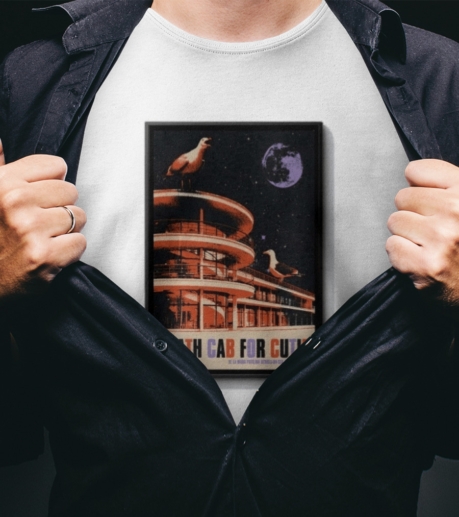 Death Cab For Cutie De La Warr Pavilion Bexhill UK September 2026 T-Shirt