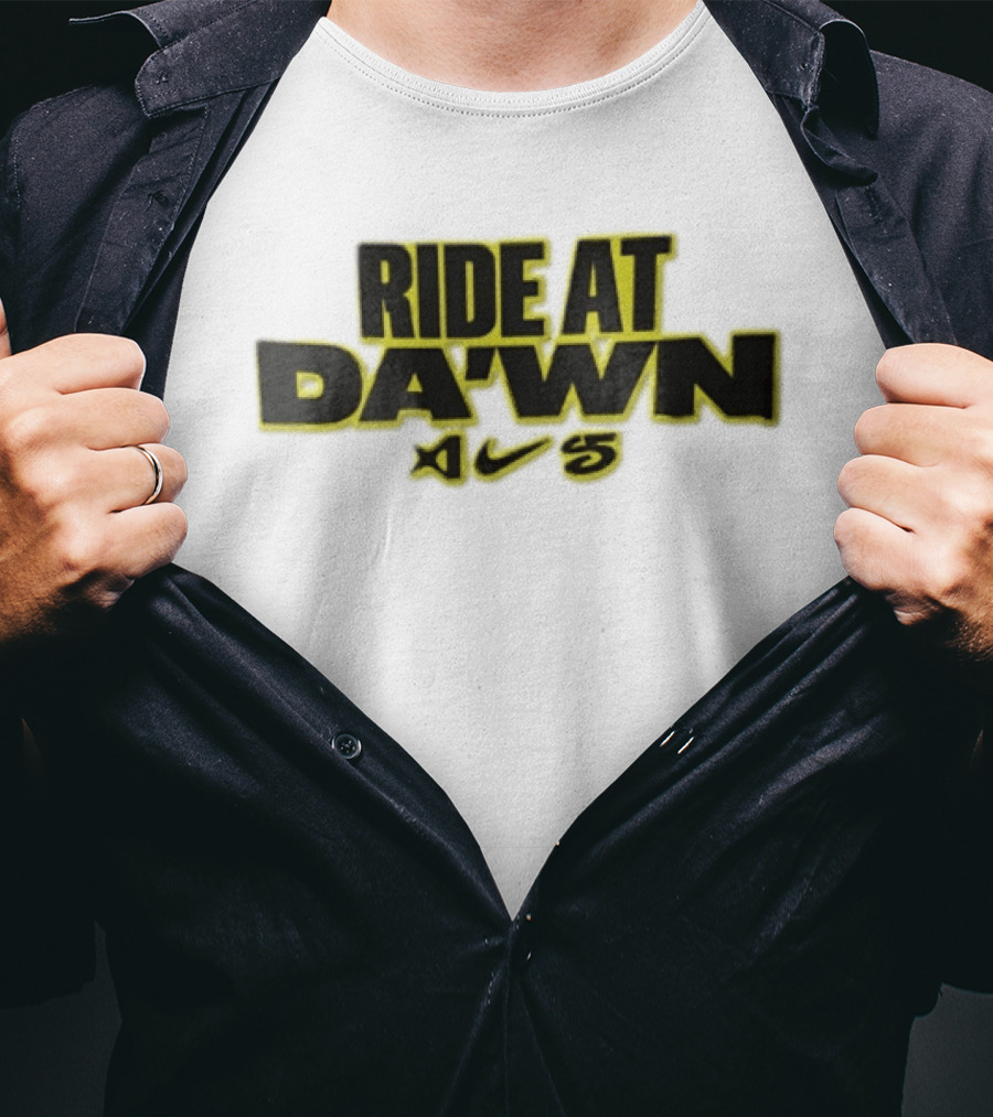 Ride At Dawn Nike Air 5 Sneaker Collaboration T-Shirt