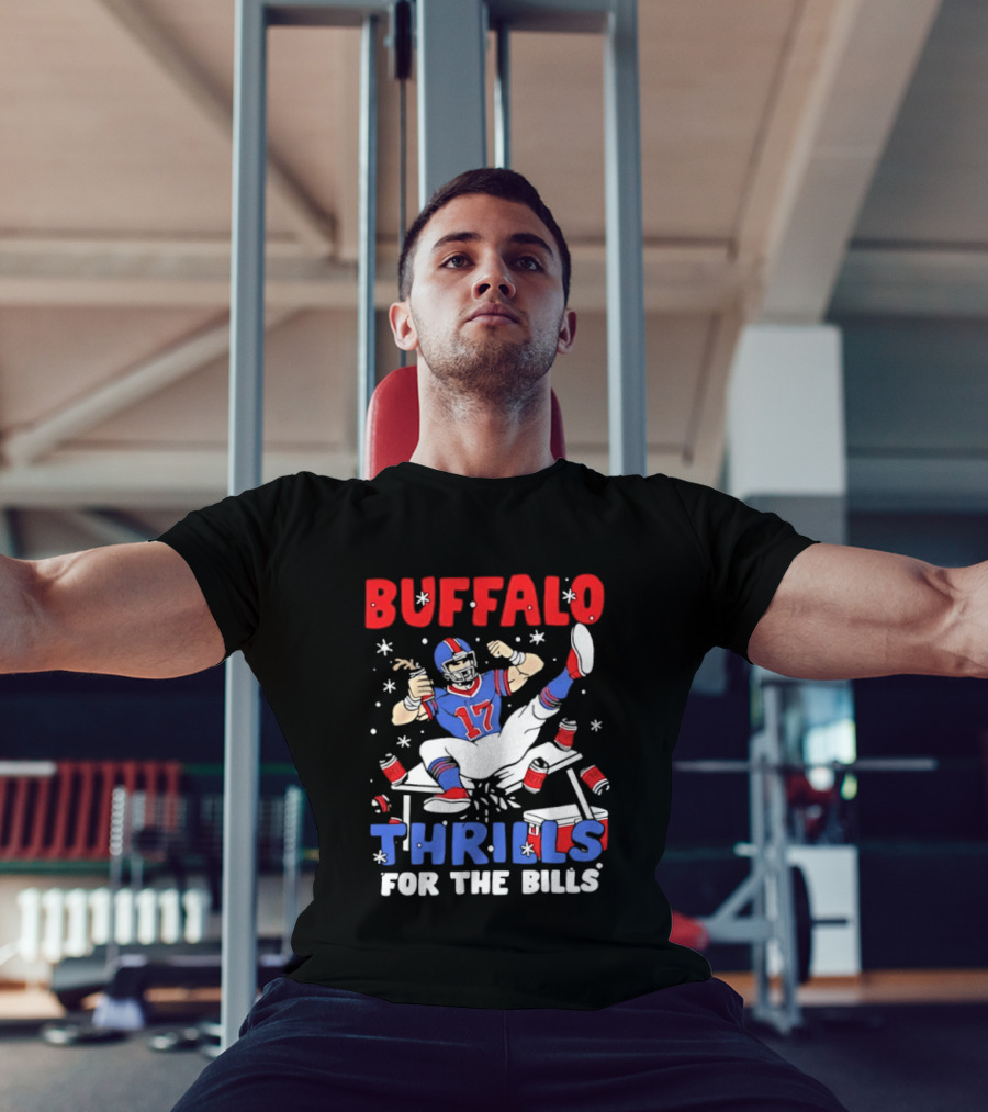 Buffalo Thrills For The Bills Football Table Crash Fun T-Shirt