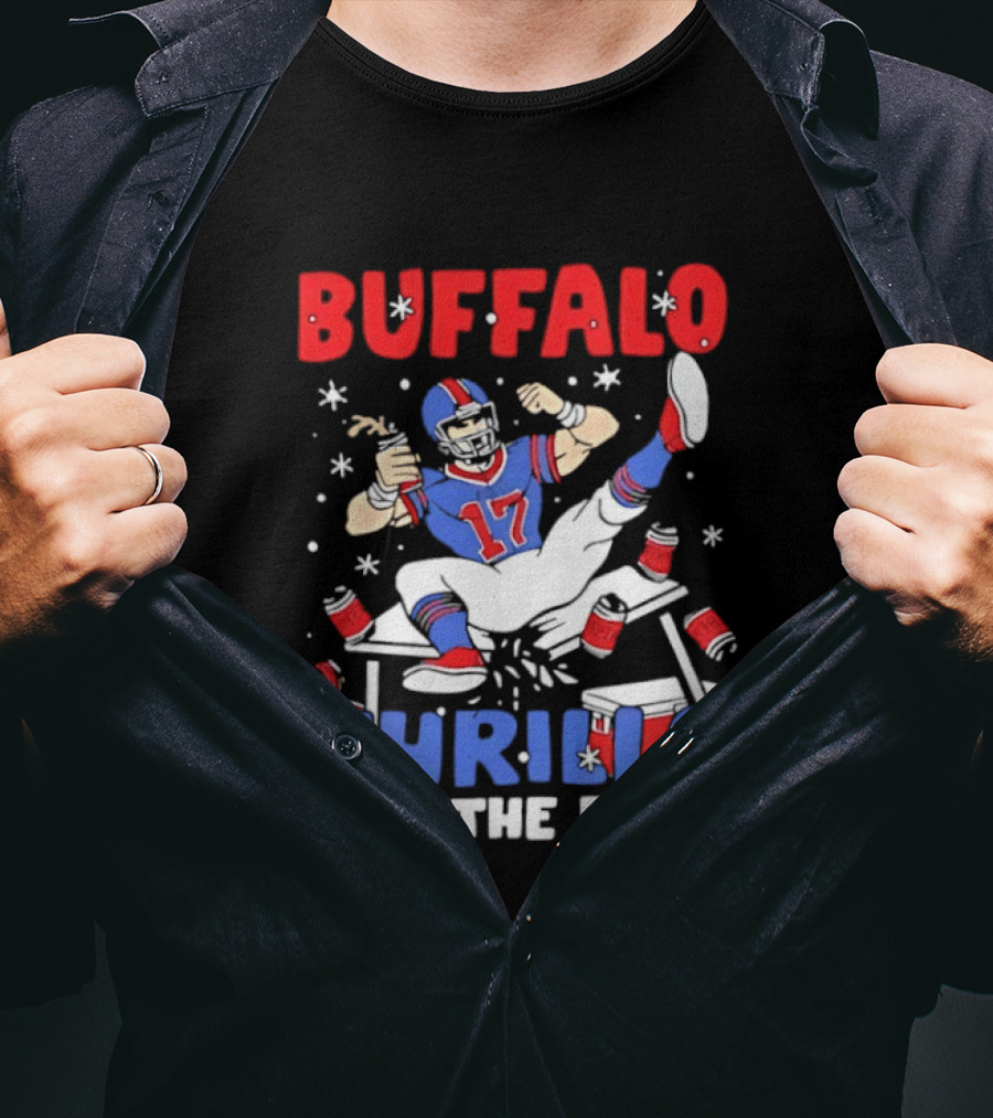 Buffalo Thrills For The Bills Football Table Crash Fun T-Shirt