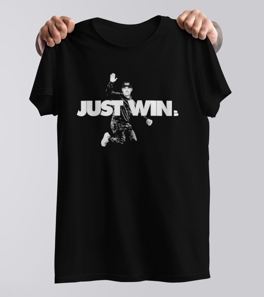 Just Win Raiders Report Chat Sports Victory T T-Shirt