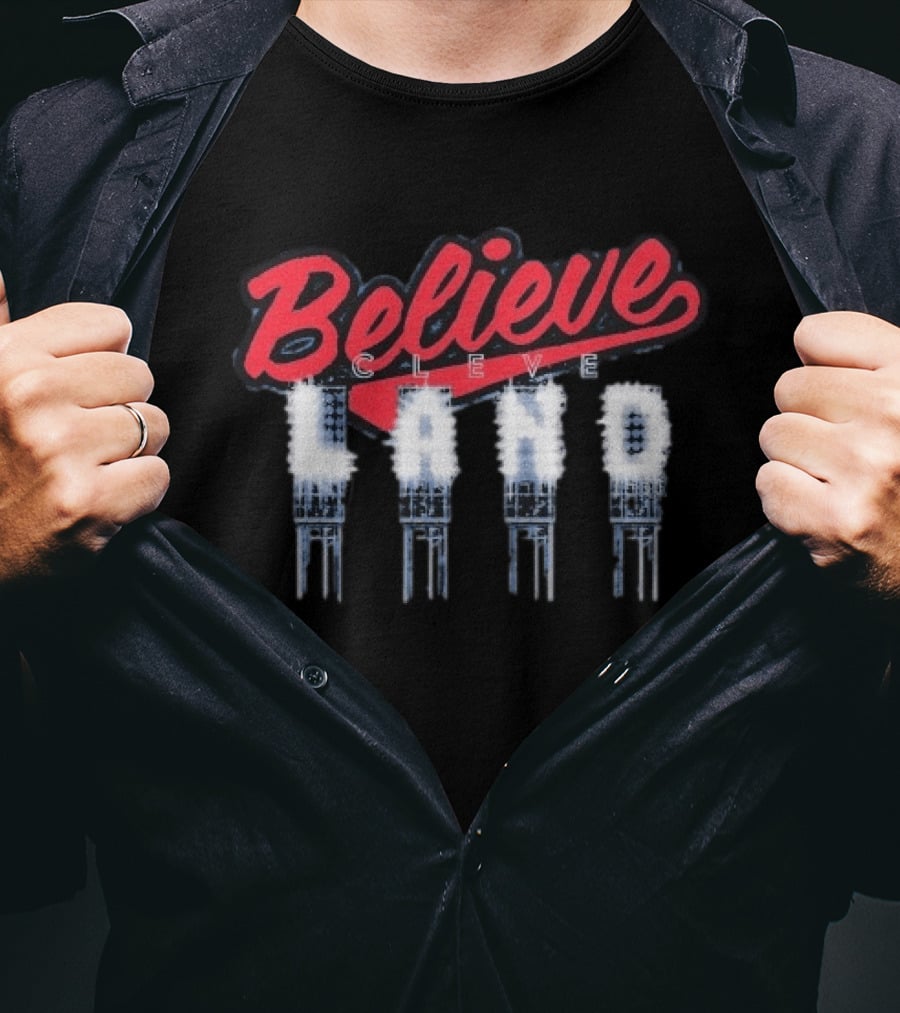 Cleveland Believe LAND LED Baseball Guardians T-Shirt