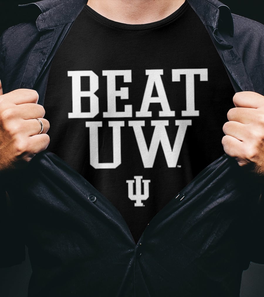 Indiana Hoosiers Beat UW Football NCAA 2026 IU Team Challenge T-Shirt