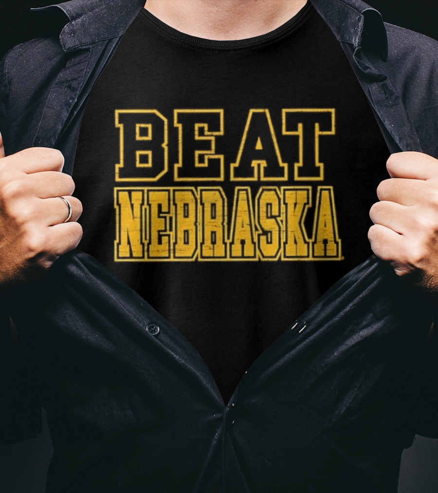 Iowa Hawkeyes Beat Nebraska NCAA 2026 Rivalry Game T-Shirt