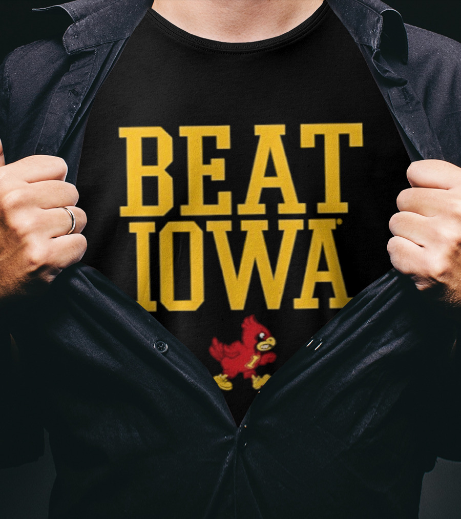 Beat Iowa Iowa State Cyclones Walking Cy NCAA 2026 T-Shirt