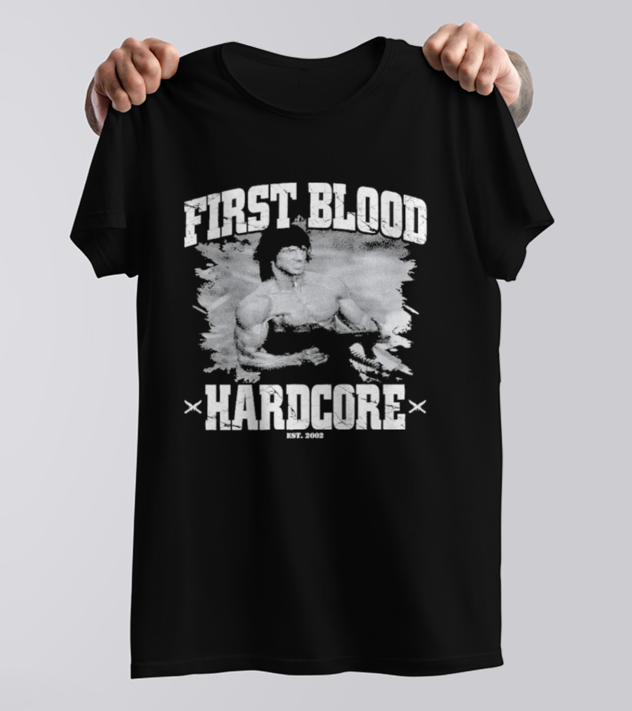 First Blood Hardcore Rambo T-Shirt