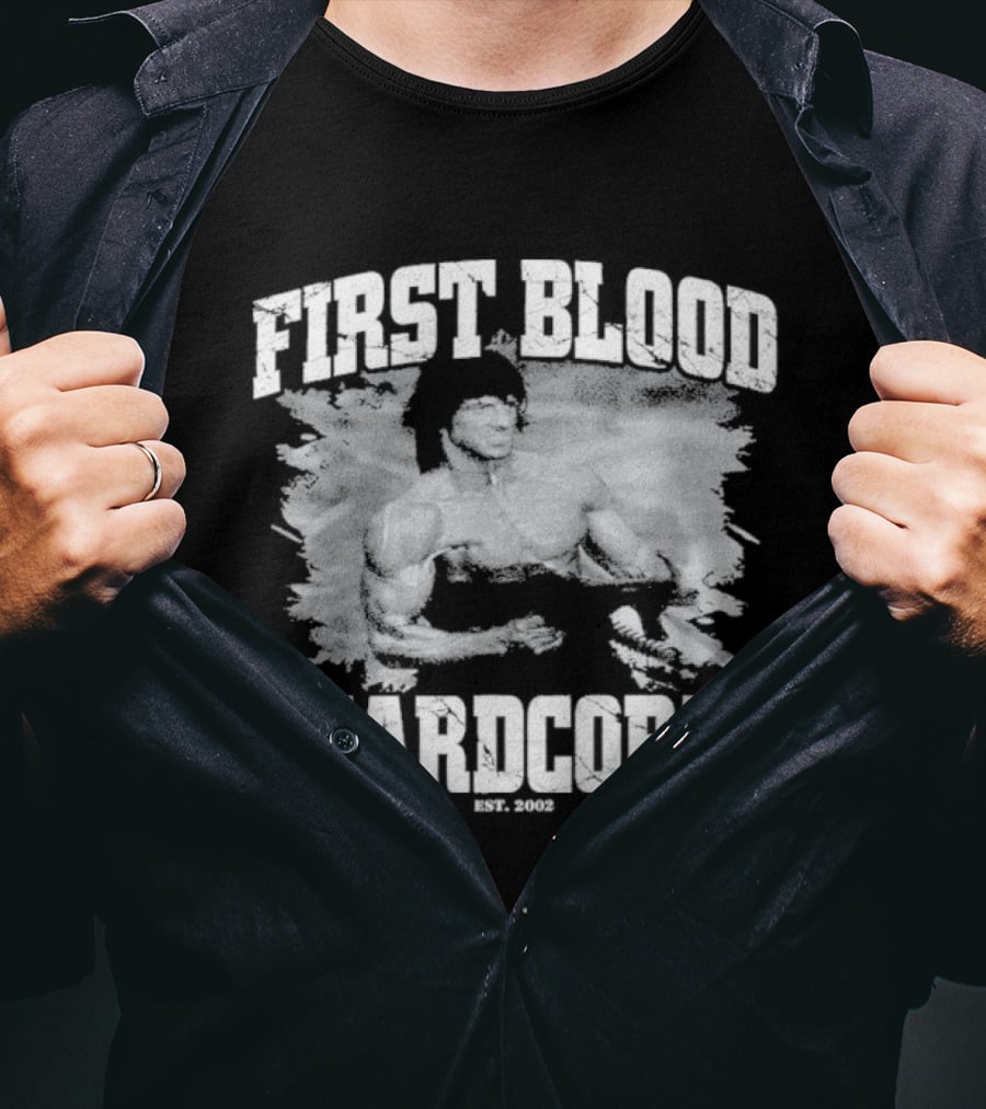 First Blood Hardcore Rambo T-Shirt