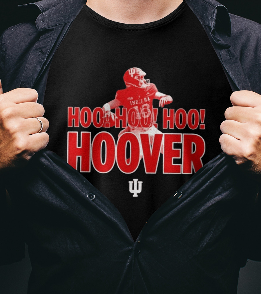 Indiana Hoosiers Hoo Hoo Hoo Hoover Football Fan T-Shirt