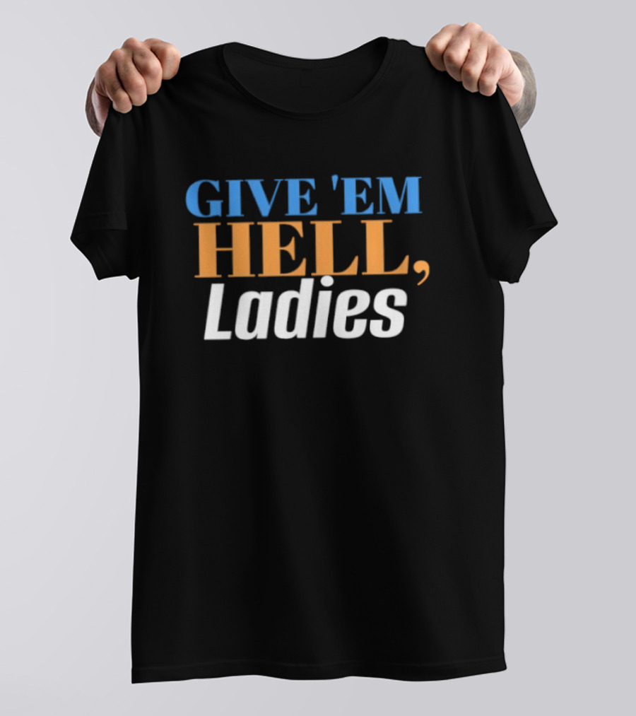 Give Em Hell San Jose Hockey Ladies T-Shirt