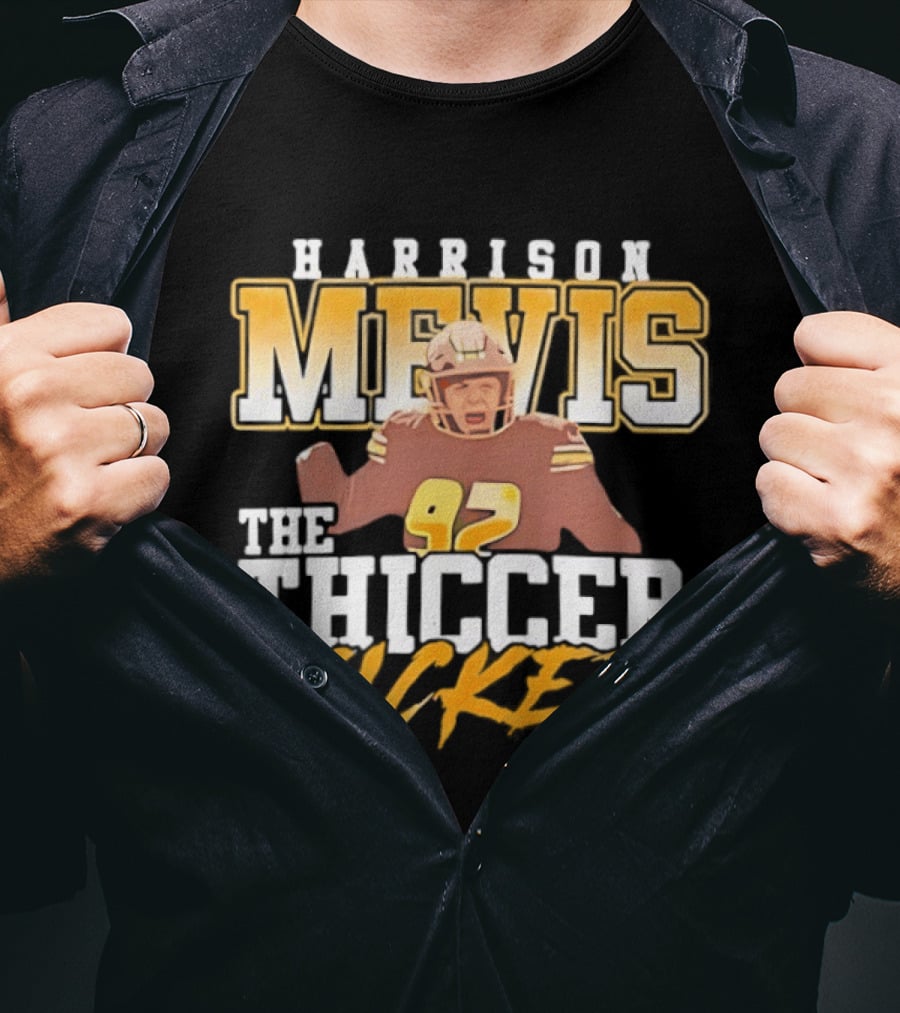 Harrison Mevis The Thiccer Kicker 97 Football Player T-Shirt