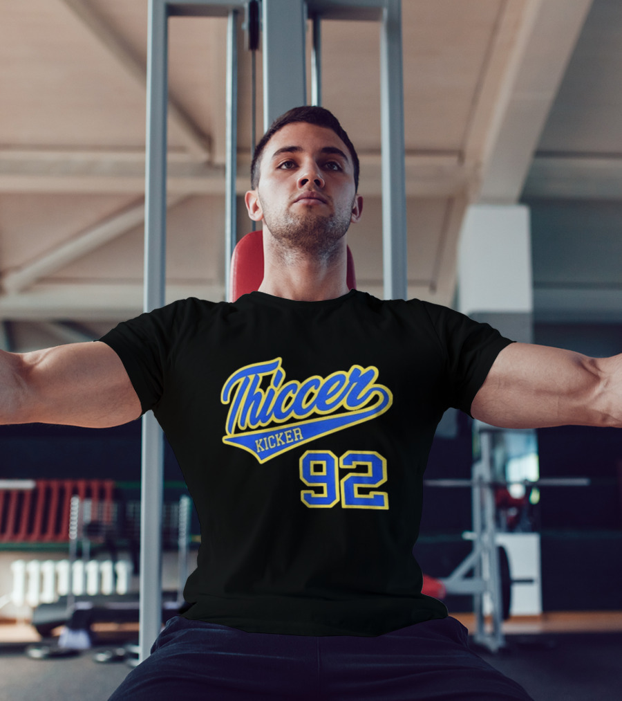 Harrison Mevis Los Angeles Rams Thicker Kicker 92 T-Shirt