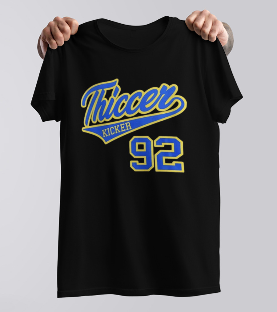 Harrison Mevis Los Angeles Rams Thicker Kicker 92 T-Shirt