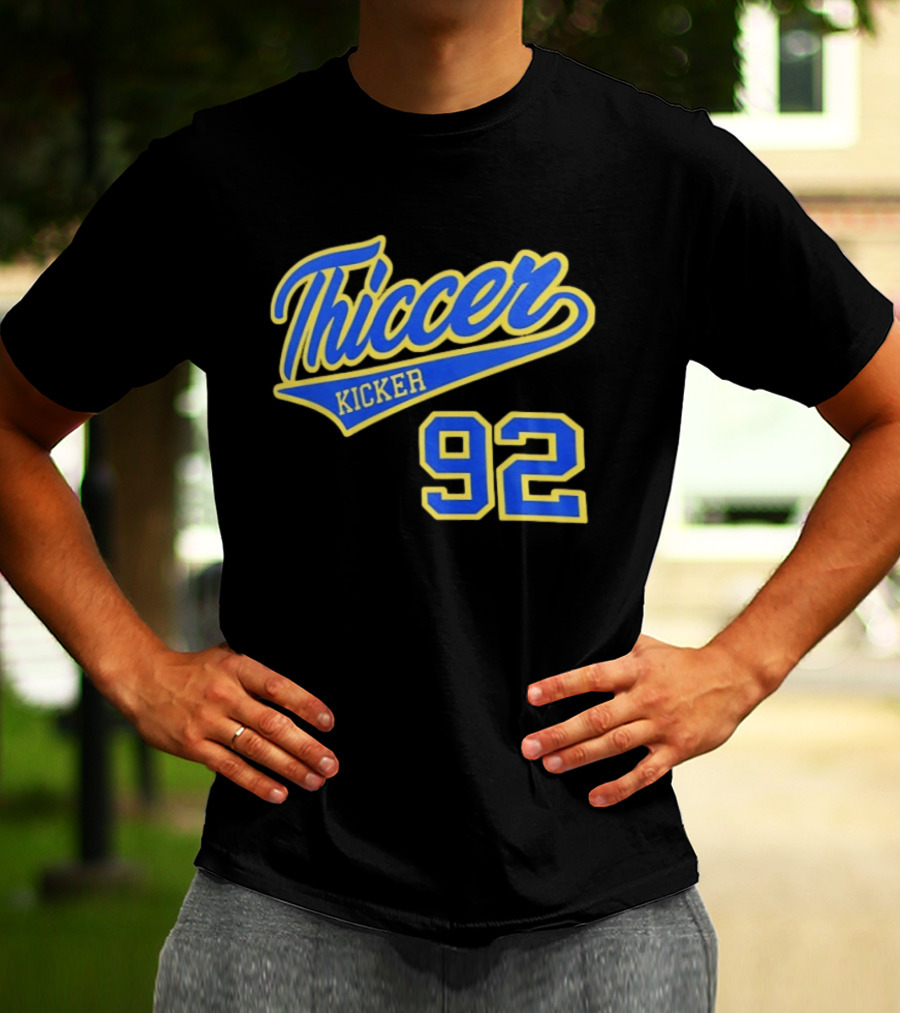 Harrison Mevis Los Angeles Rams Thicker Kicker 92 T-Shirt