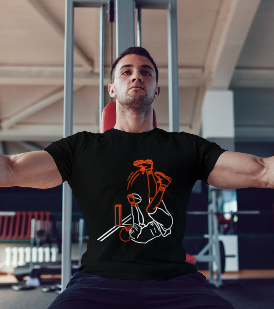 Cincinnati Bengals Head Under Heels Catch Higgins T-Shirt