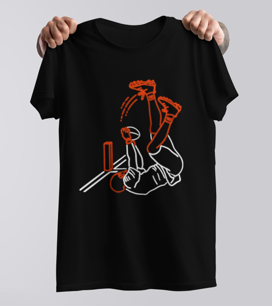 Cincinnati Bengals Head Under Heels Catch Higgins T-Shirt