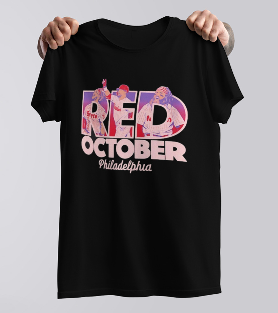 Red October Philadelphia Phillies Bryce 2026 Postseason T-Shirt