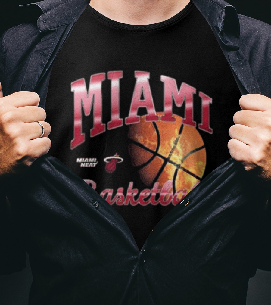 Miami Heat Basketball Court Culture X Hype & Vice Tank T-Shirt