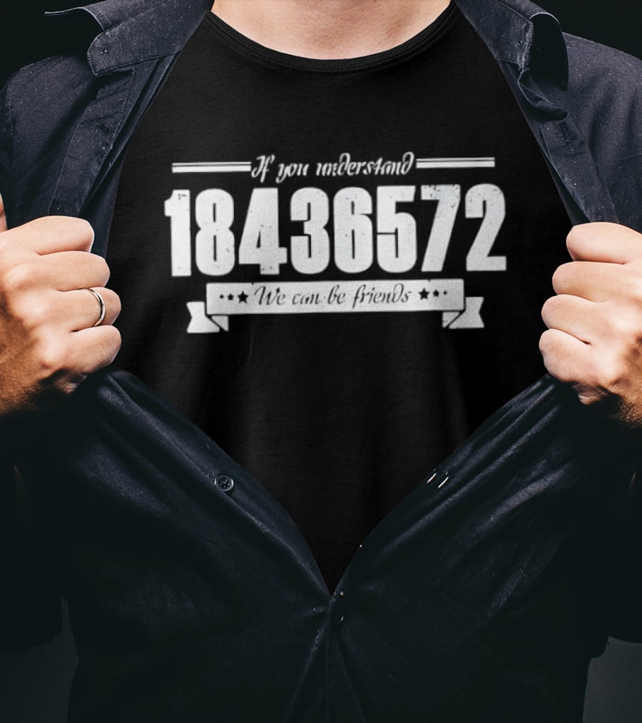 If You Understand 18436572 We Can Be Friends T-Shirt