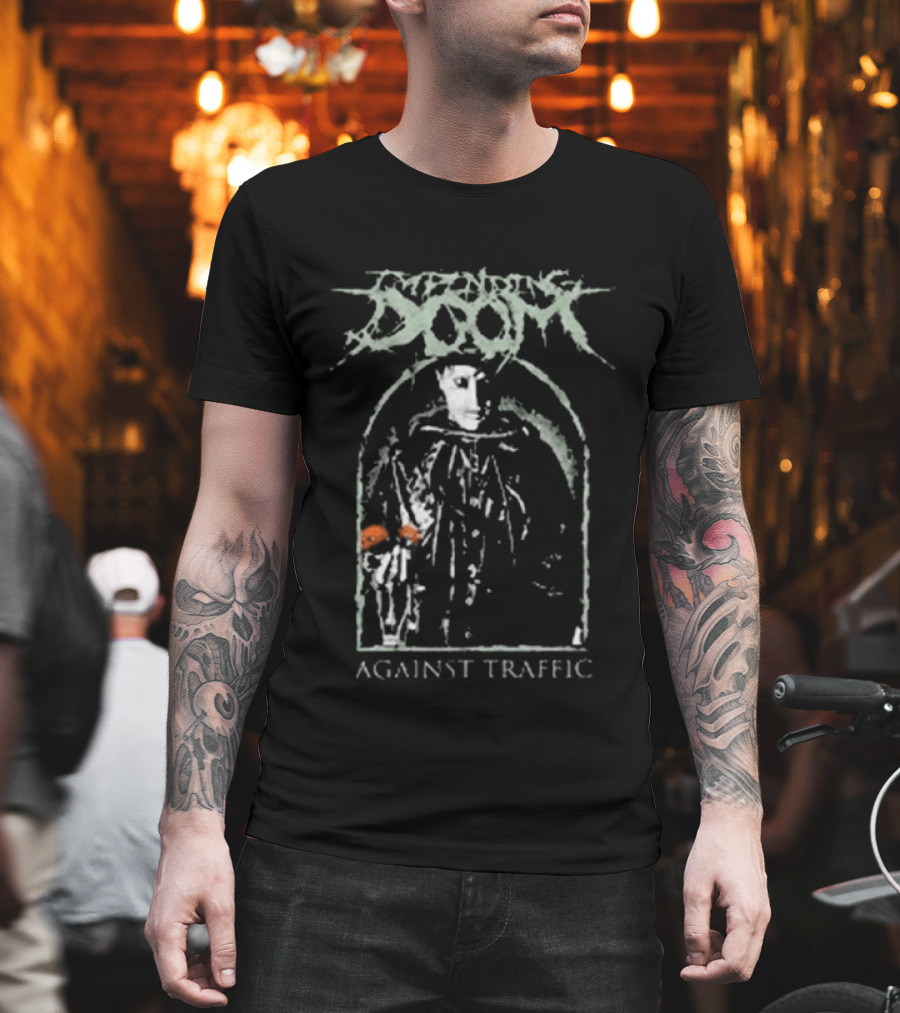 Impending Doom Against Traffic Skeleton T-Shirt