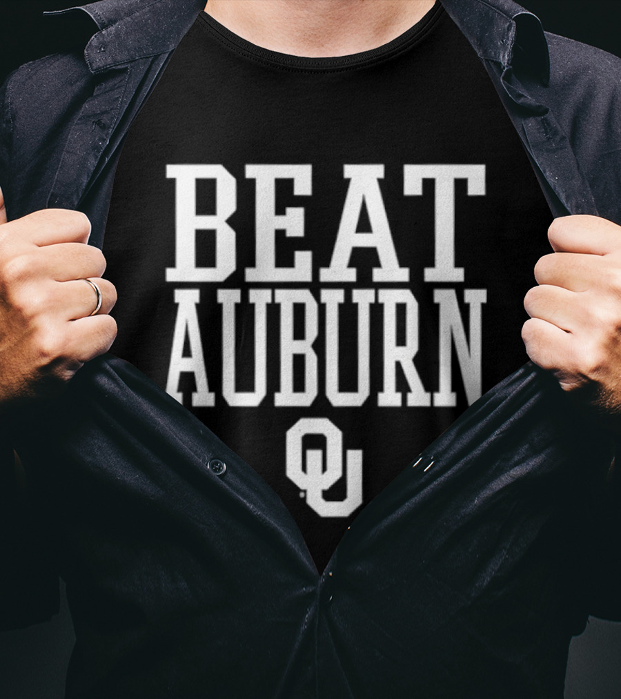 Oklahoma Sooners Beat Auburn Football NCAA 2026 OU T-Shirt