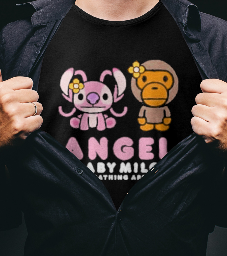 Angel Baby Milo A Bathing Ape Bape X Disney 2026 T-Shirt