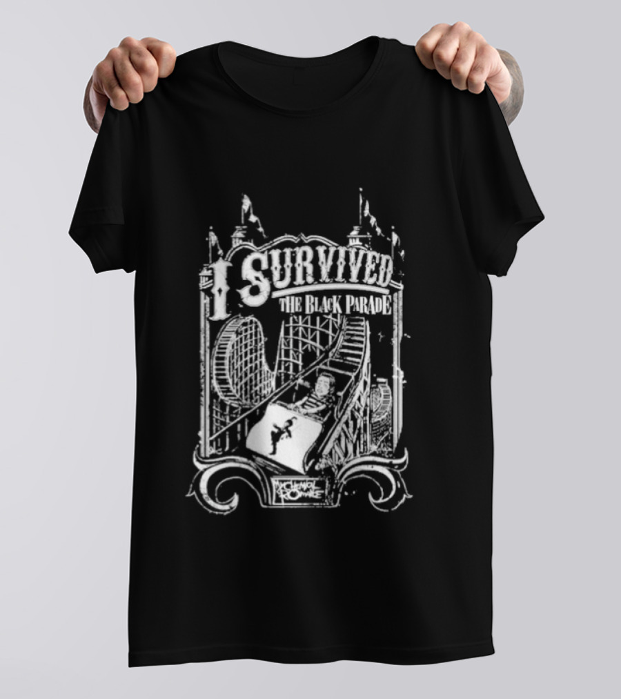 Original My Chemical Romance The Black Parade Survived Cemetery T-Shirt