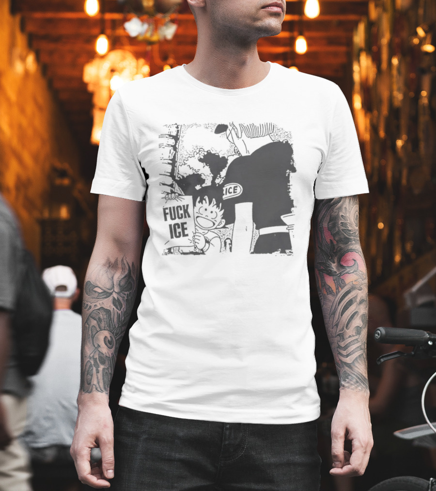 Calvin Inspired Activism Fuck Ice Protest Cartoon Social Justice T-Shirt