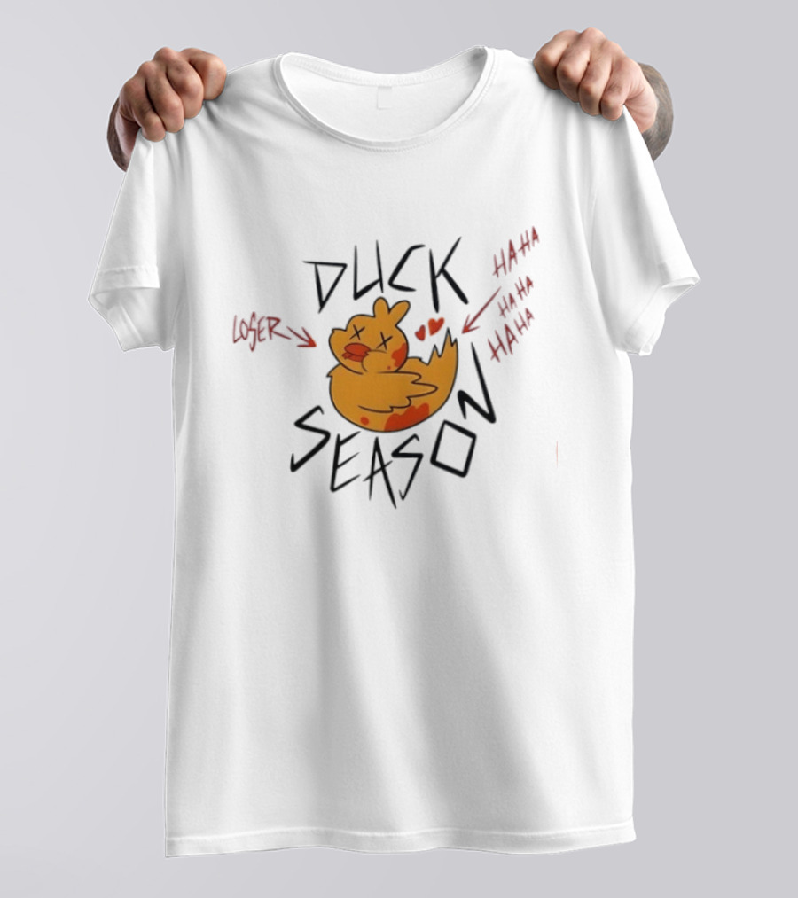 Hazbin Hotel Duck Season Loser Ha Ha Ha Ha T-Shirt
