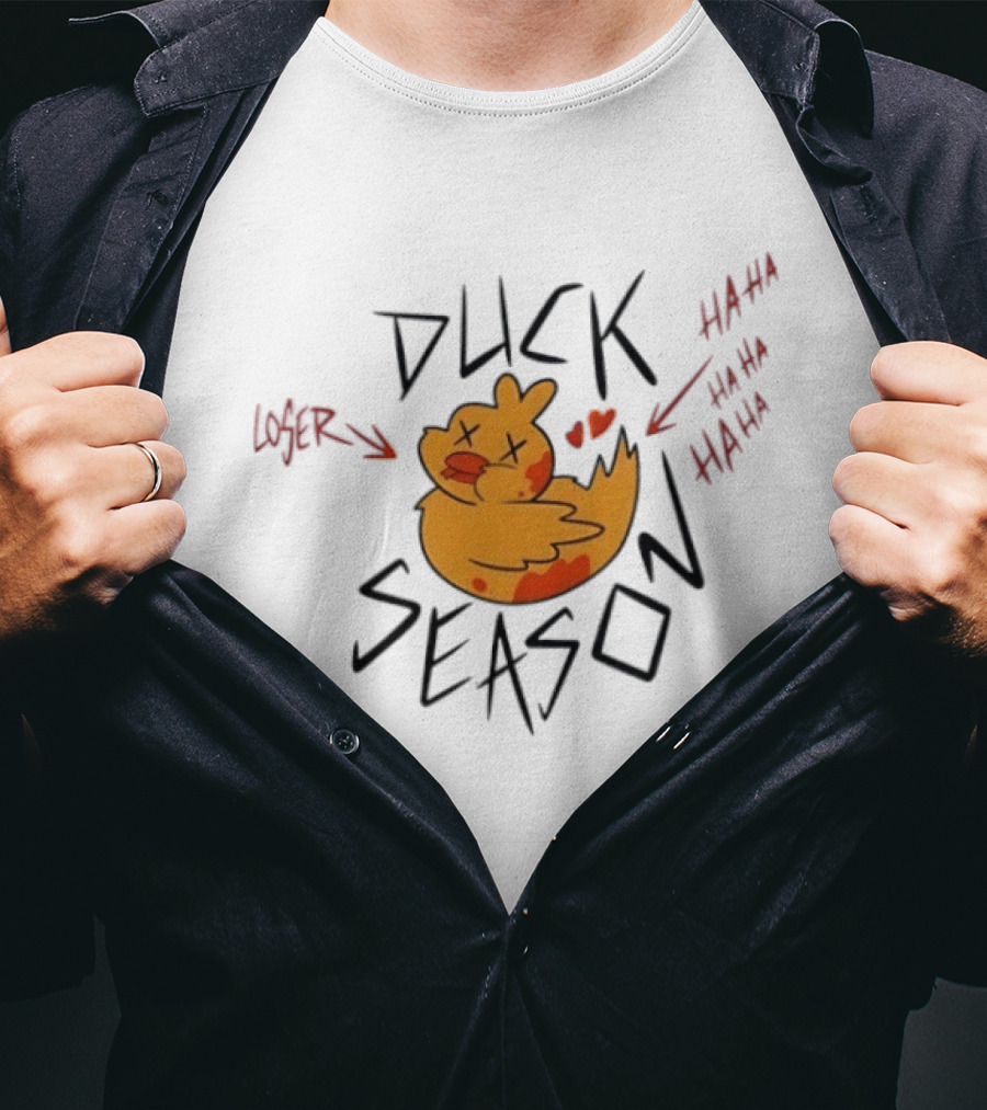 Hazbin Hotel Duck Season Loser Ha Ha Ha Ha T-Shirt
