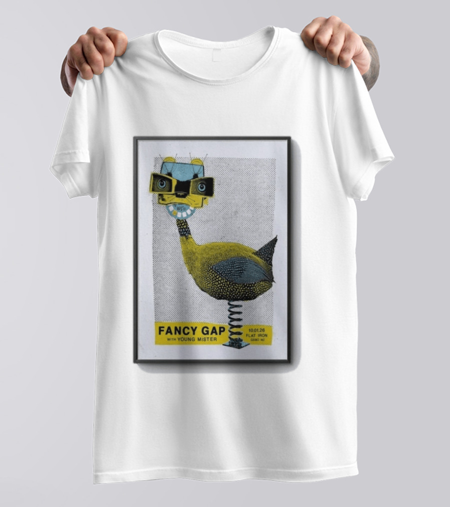 FANCY GAP With Young Mister Flat Iron Greensboro NC October 1 2026 T-Shirt