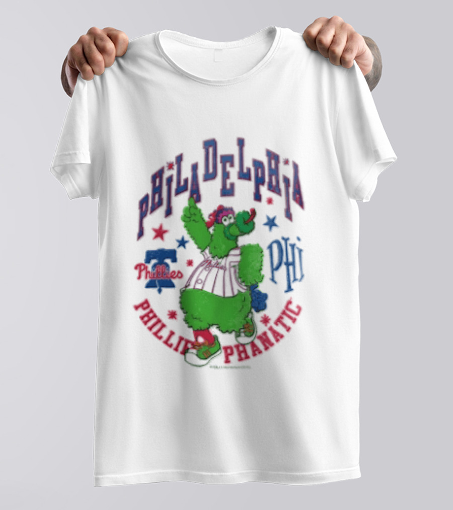 PHI Philadelphia Phillies Phillie Phanatic Mitchell Ness Nostalgia MLB T-Shirt