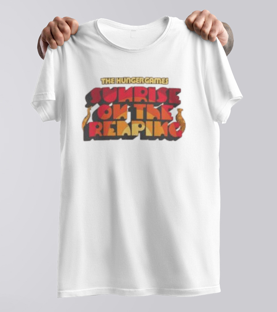 The Hunger Games Sunrise On The Reaping Lionsgate Shop White T-Shirt