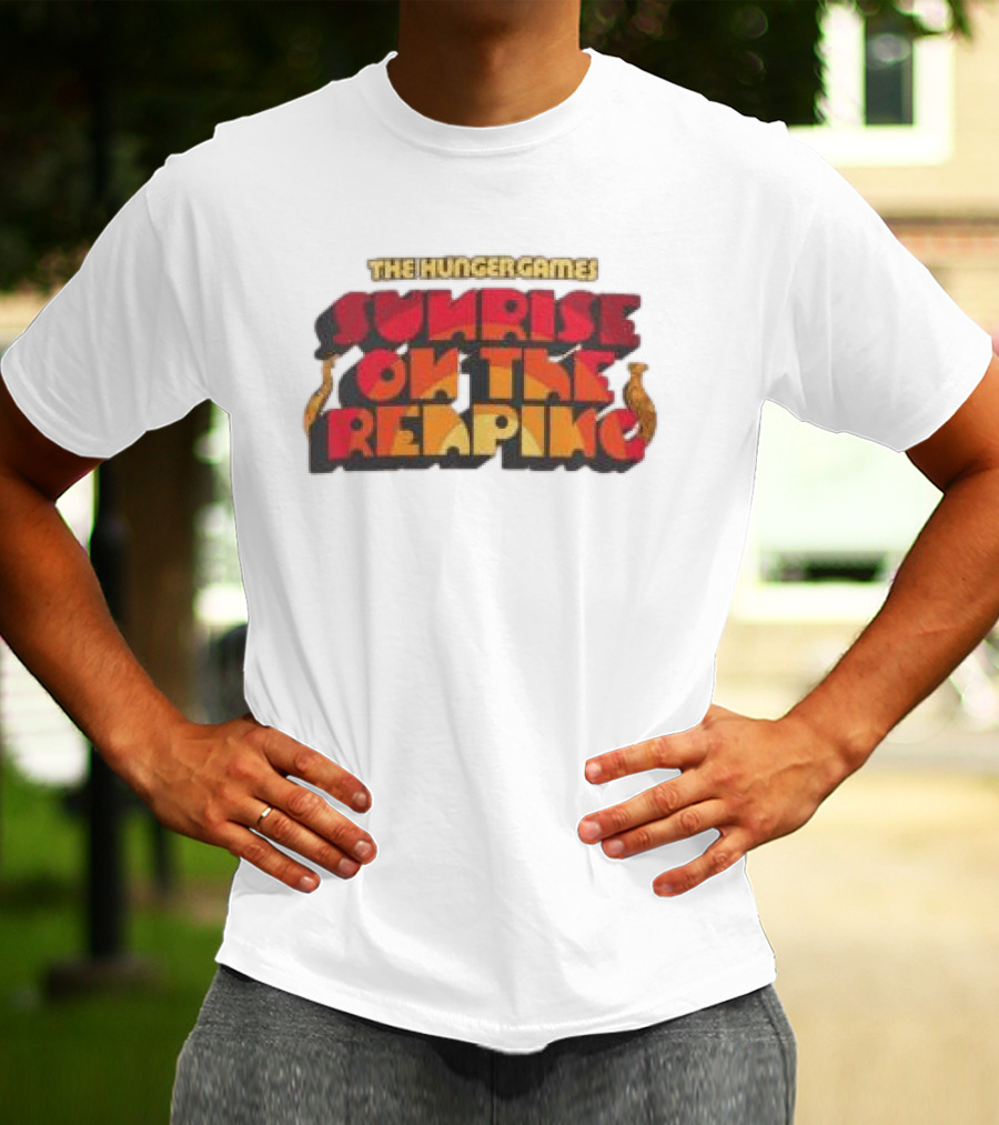 The Hunger Games Sunrise On The Reaping Lionsgate Shop White T-Shirt
