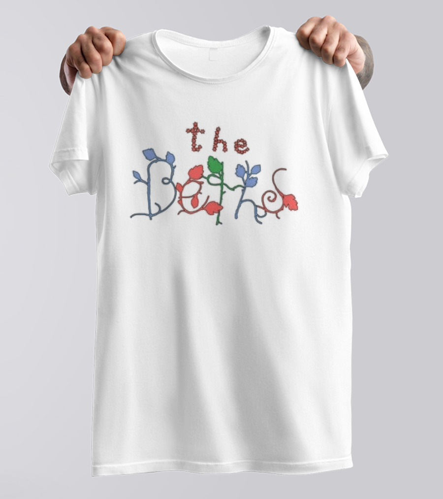 The Beths Botanical Greenery Red Blue Green T-Shirt