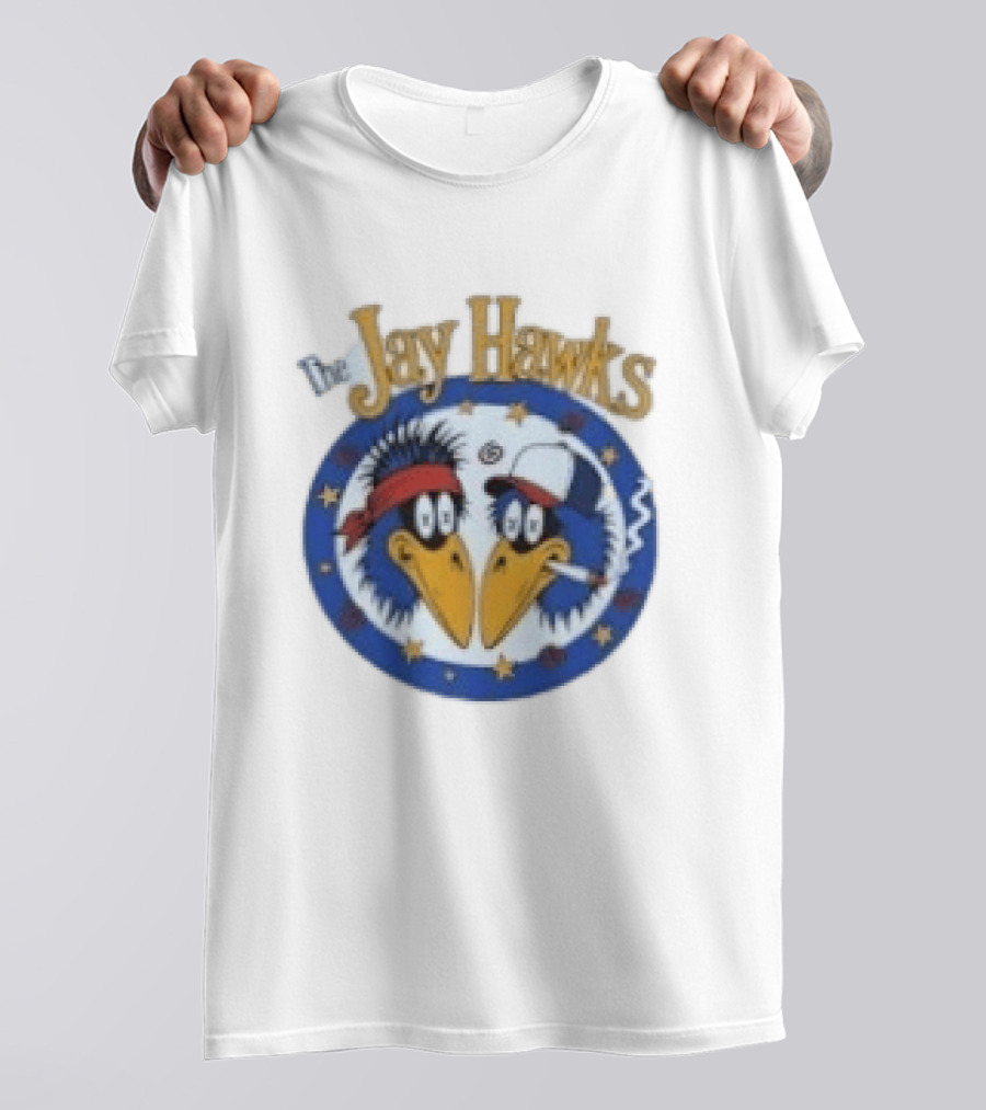 The Jay Hawks Smoking Cartoon Birds T-Shirt