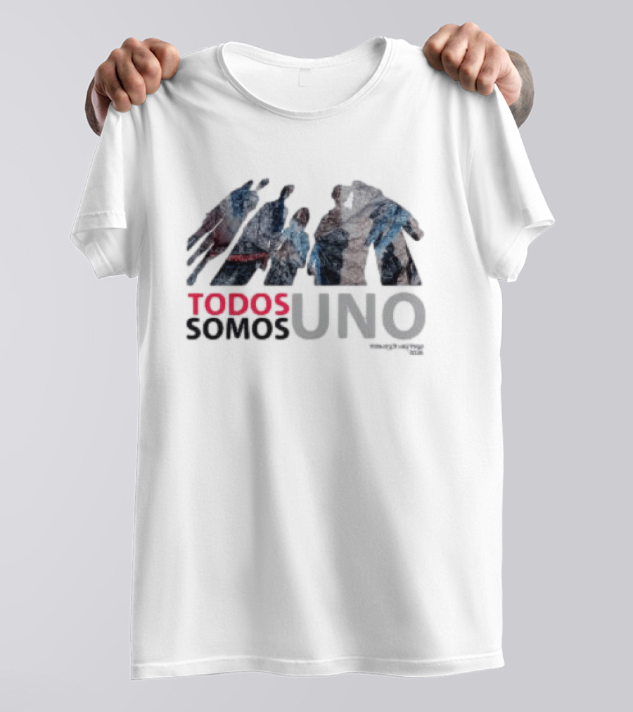 Todos Somos Uno Unity Peaceful Figures T-Shirt