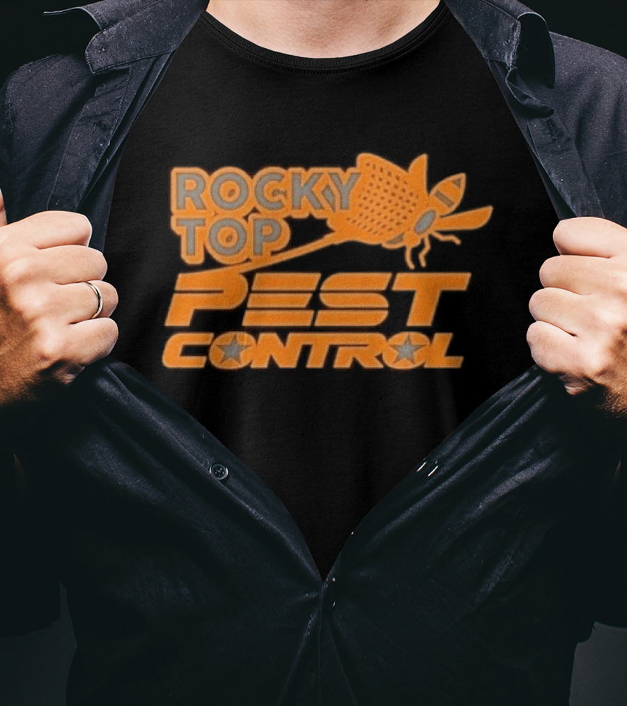 Rocky Top Pest Control Tennessee Defeated Georgia Tech Football T-Shirt