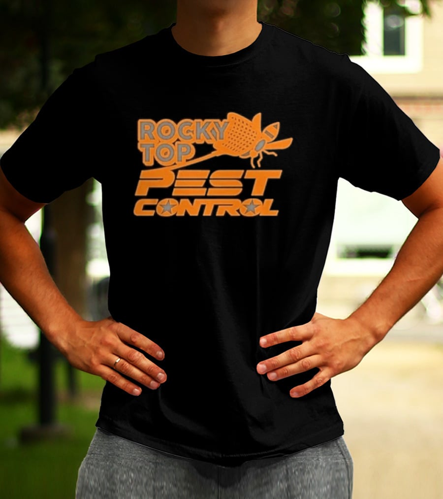 Rocky Top Pest Control Tennessee Defeated Georgia Tech Football T-Shirt