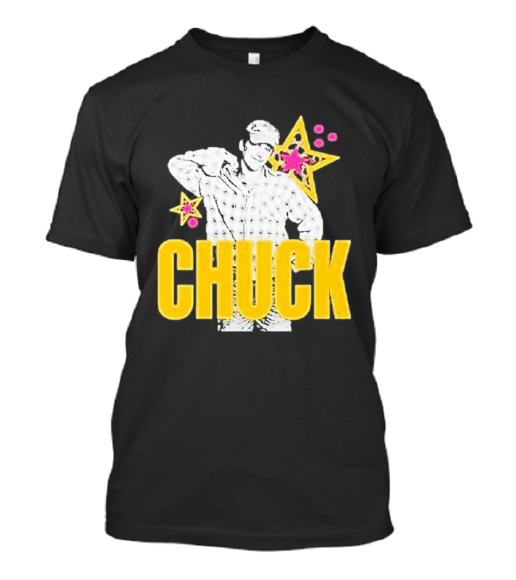 CHUCK Original Role Model Timely Hourglass Stars And Plaid T-Shirt