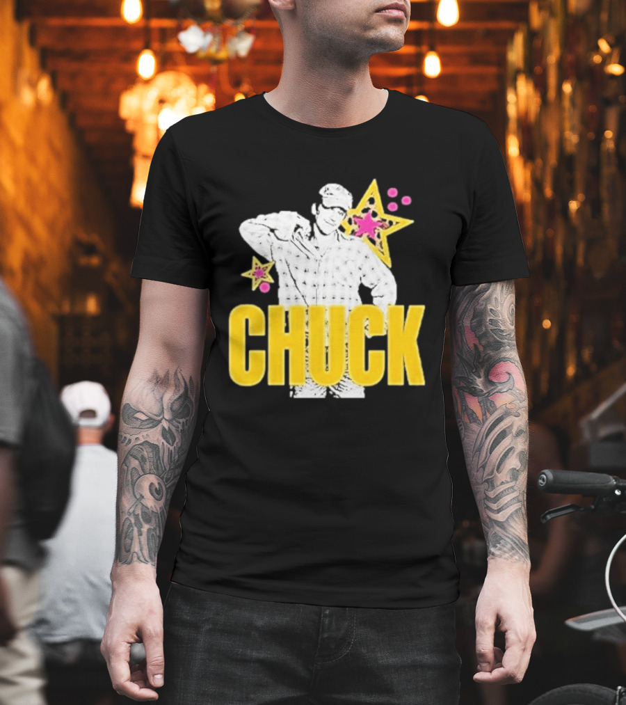 CHUCK Original Role Model Timely Hourglass Stars And Plaid T-Shirt