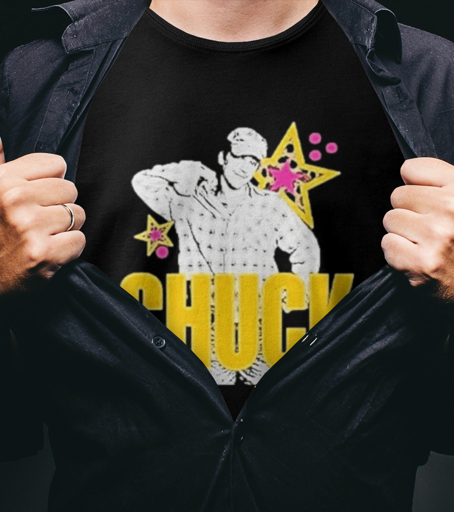 CHUCK Original Role Model Timely Hourglass Stars And Plaid T-Shirt