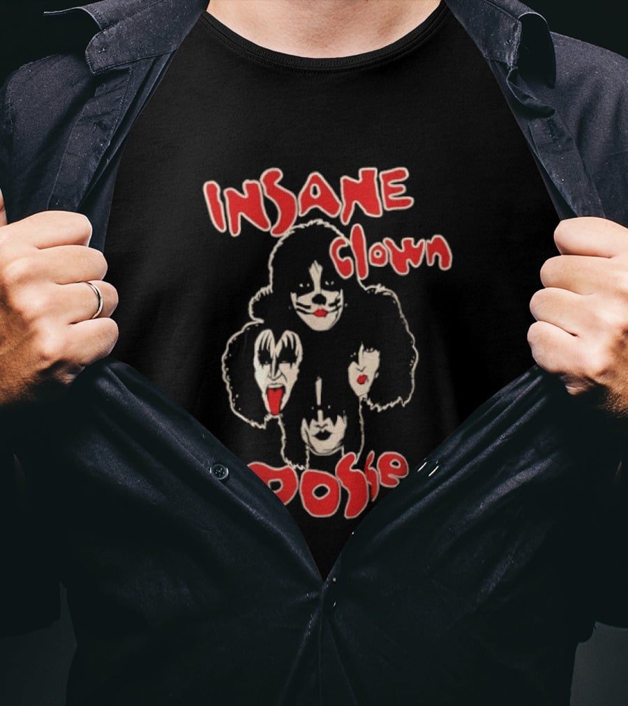 Insane Clown Posse Bootleg ICP Juggalo Makeup T-Shirt