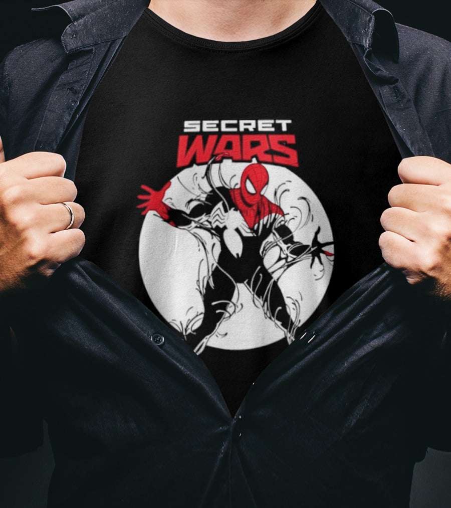 Secret Wars Spider Man Iconic Marvel T-Shirt